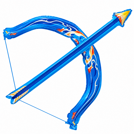 folieballon-pijl-en-boog-blauw-75cm