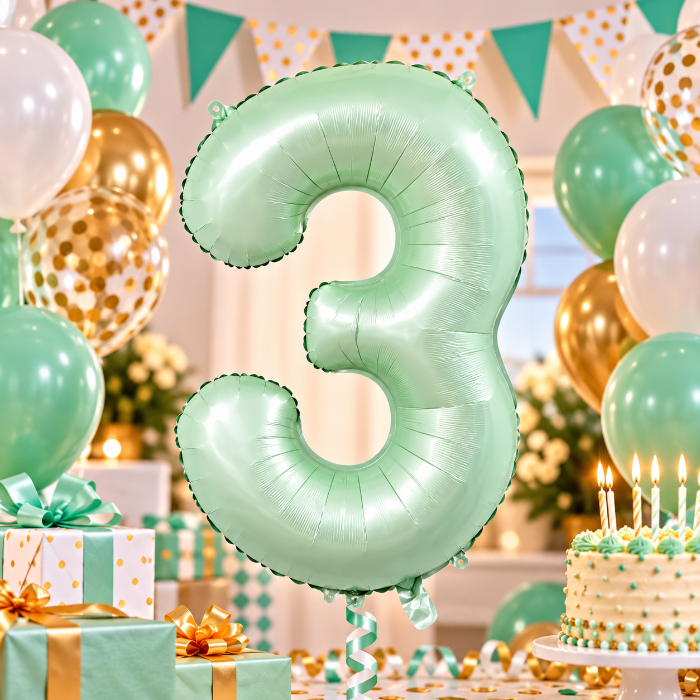 folieballon-cijfer-3-mintgroen-80cm
