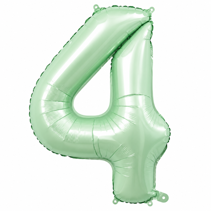 folieballon-cijfer-4-mintgroen-80cm