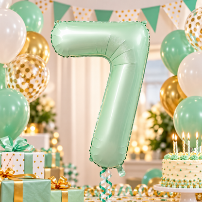 folieballon-cijfer-7-mintgroen-80cm