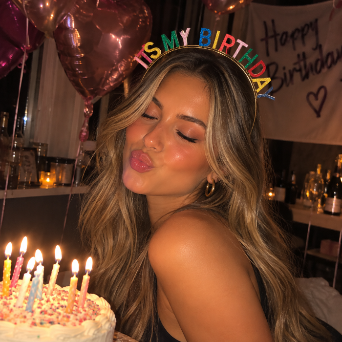 Diadeem It's my birthday meerkleurig