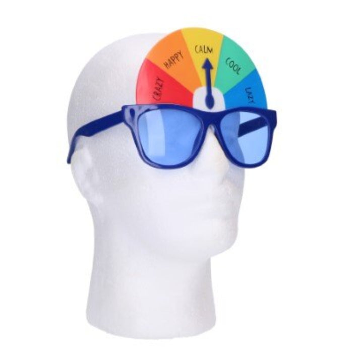 Partybril - stemmingsmeter - meerkleurig