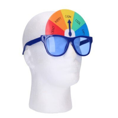 Partybril - stemmingsmeter - meerkleurig