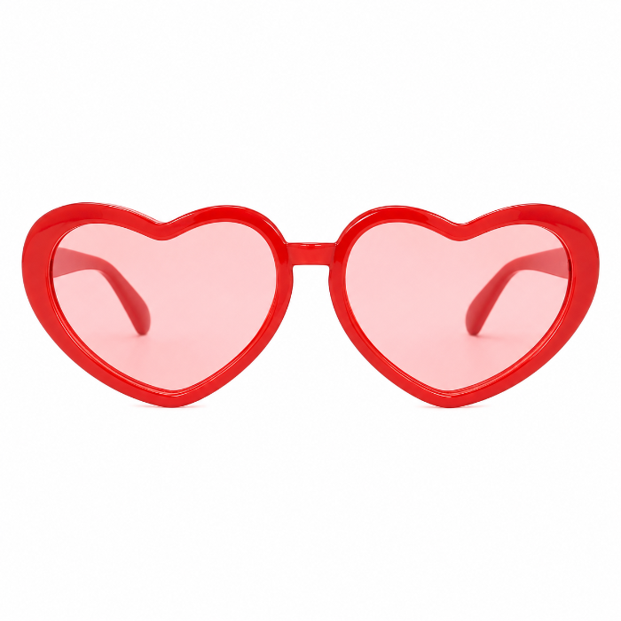 partybril-hart-xl-rood