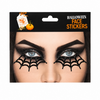 gezichtdecoratiestickers-halloween-spinnenweb-zwart