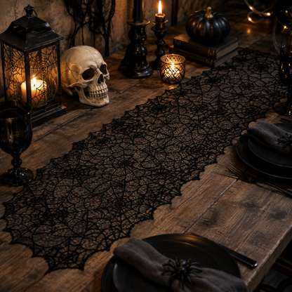 tafelloper-halloween-spinnenwebben-zwart-33-x-183cm