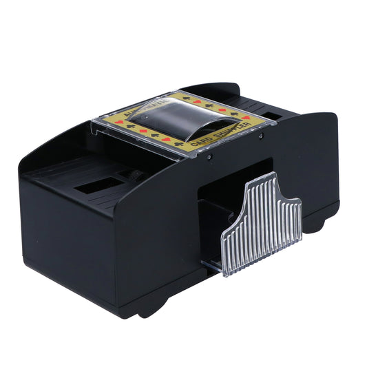 Kaartenschudder automatisch zwart