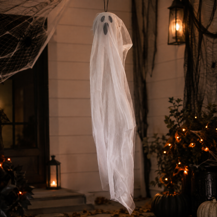 hangdecoratie-spook-wit
