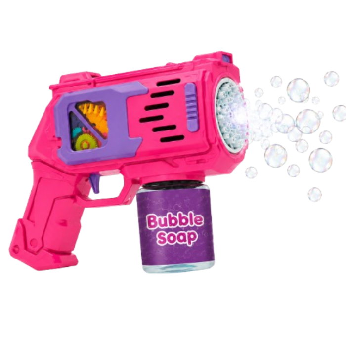 Bubble blow gun pink bellenblaas