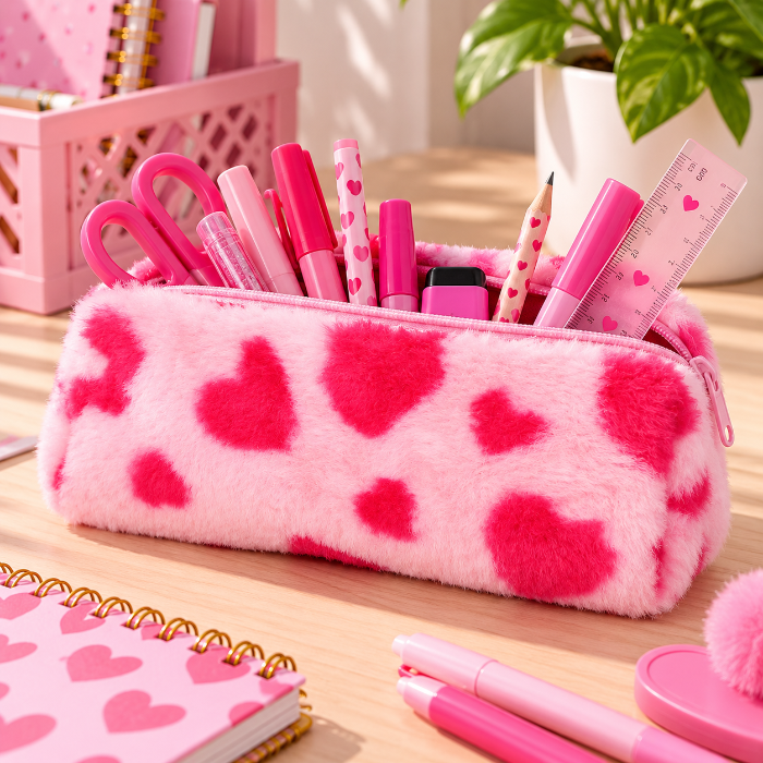 etui-pluche-hartjes-roze-rood