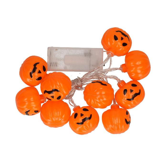 Lichtslinger - Halloween - pompoenen - LED - 1,2m