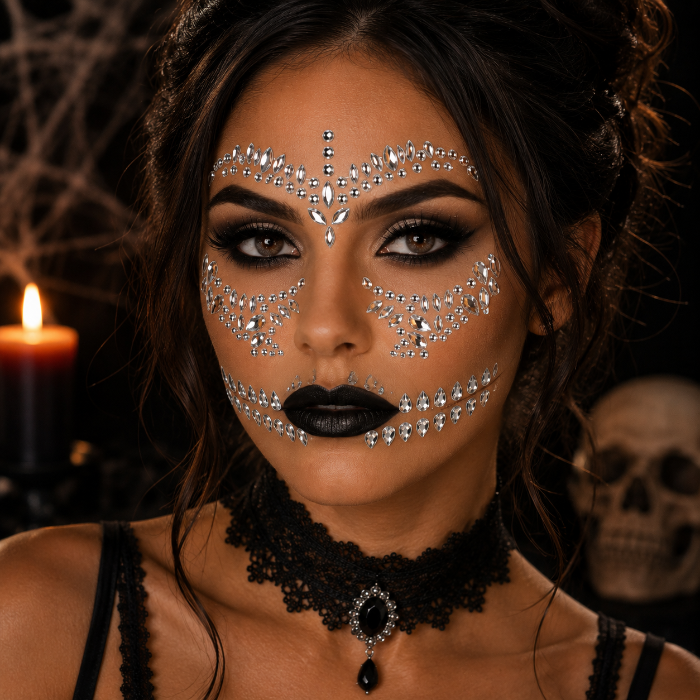 gezichtsjuwelen-halloween-zilver