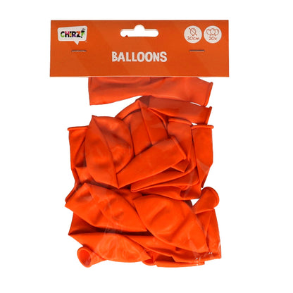 8717928492290_1 Ballonnen - Oranje - 30cm - 20st