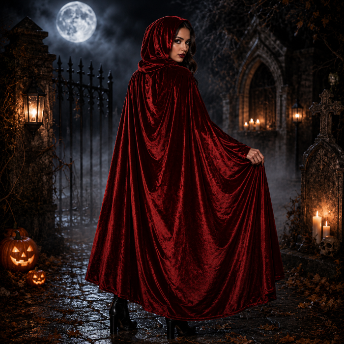 cape-halloween-capuchon-fluweel-rood-1