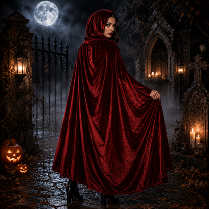 cape-halloween-capuchon-fluweel-rood-1