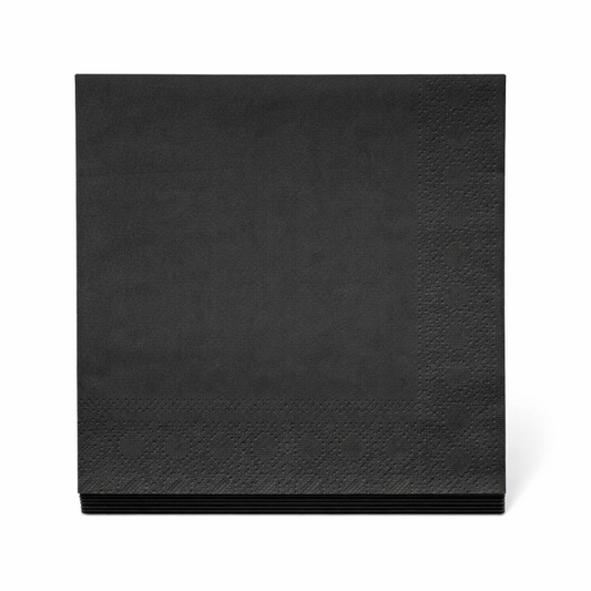 servetten-3-laags-zwart-33x33cm-20-stuks