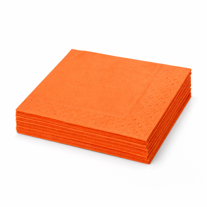 servetten-3-laags-oranje-33x33cm-20-stuks