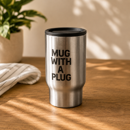 Drinkfles autobeker met USB kabel  herbruikbaar