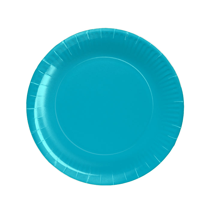 bord-papier-blauw-8-st