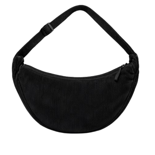 schoudertas-corduroy-zwart