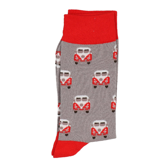 Busje sokken - Bahia Rood - maat 40-45