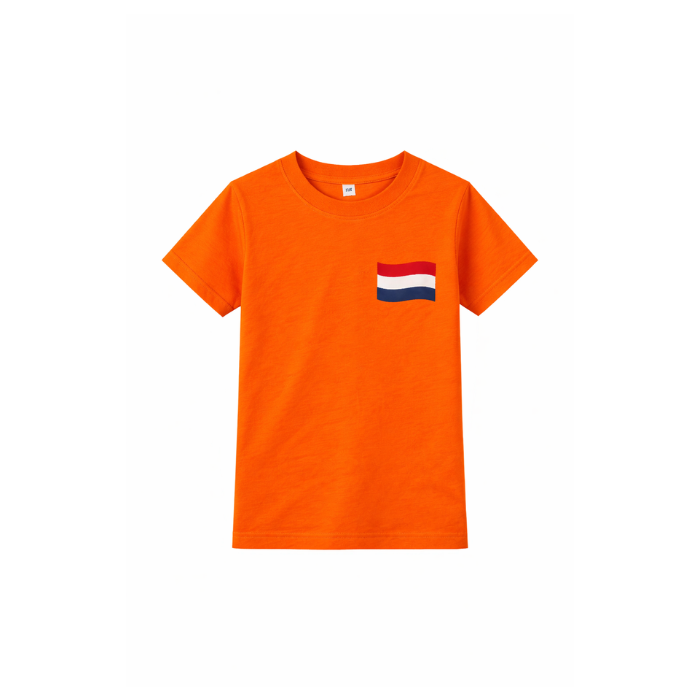t-shirt-oranje-kind-maat-140