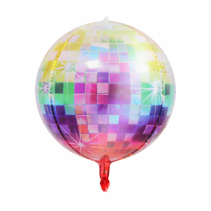 Follieballon_discobal_regenboog_meerkleurig