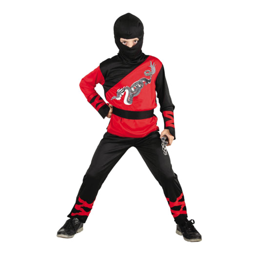 Kostuum ninja 5-7 jaar