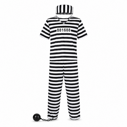 kostuum-gevangene-shirt-broek-muts-one-size