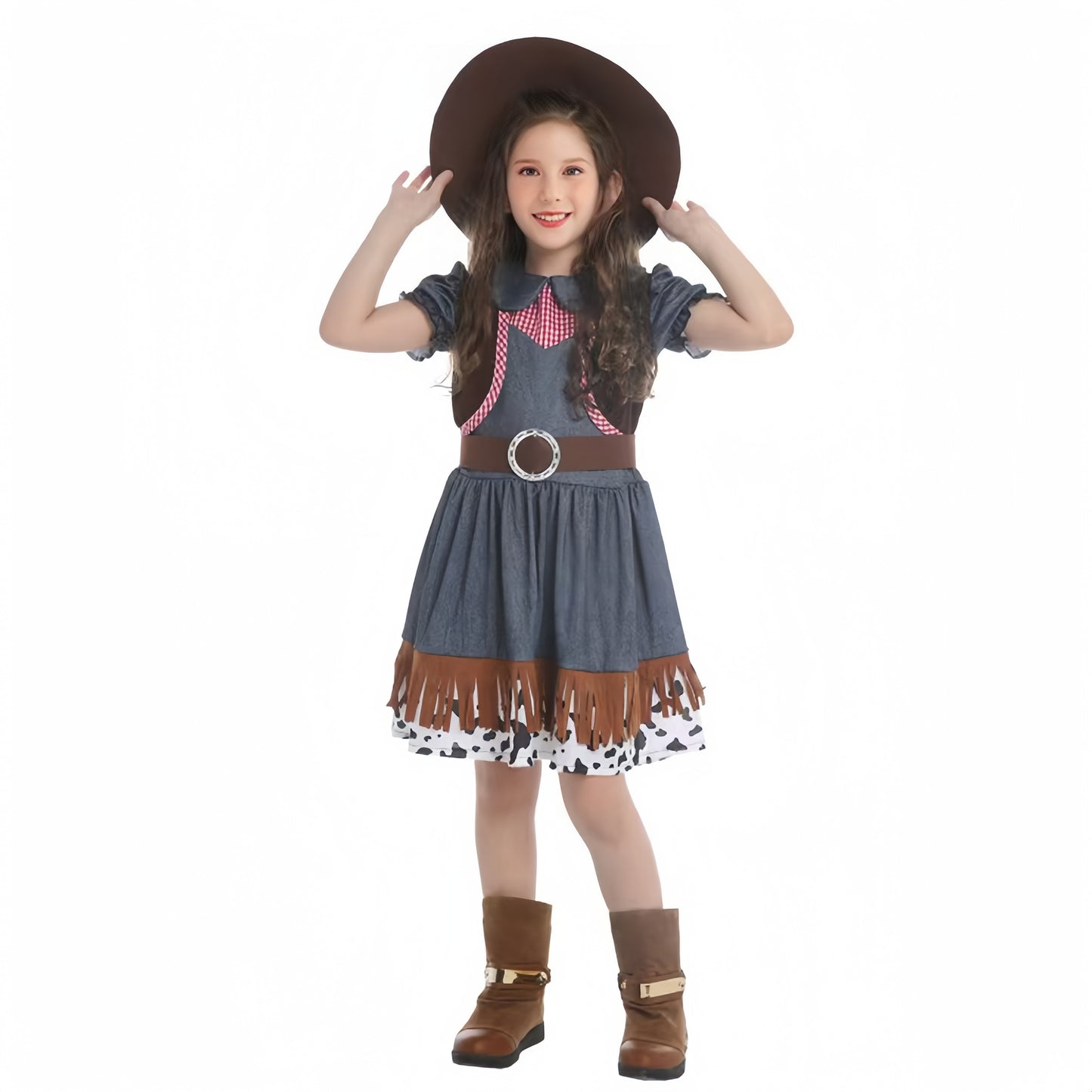 Kostuum cowgirl 8 - 10 jaar