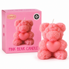 kaars-beer-roze