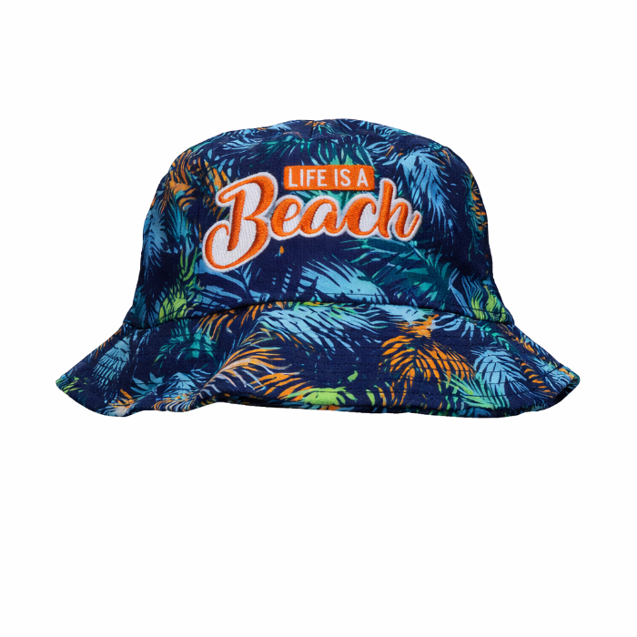 Bucket_hoed_Life_is_a_Beach