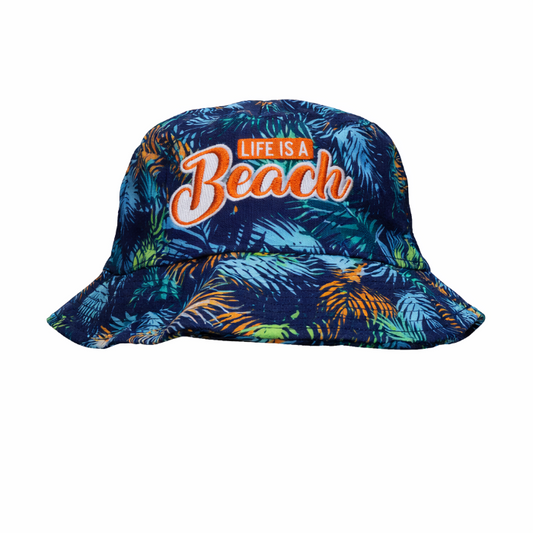 Bucket_hoed_Life_is_a_Beach
