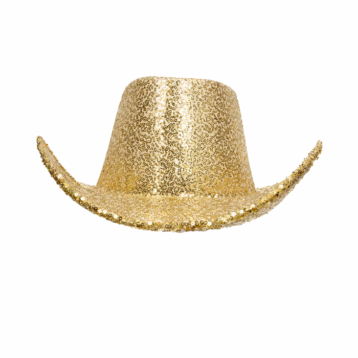 cowboyhoed-pailletten-goud 