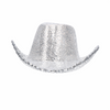 cowboyhoed-pailletten-zilver