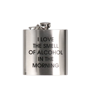 Heupfles I love the smell of alcohol in the morning