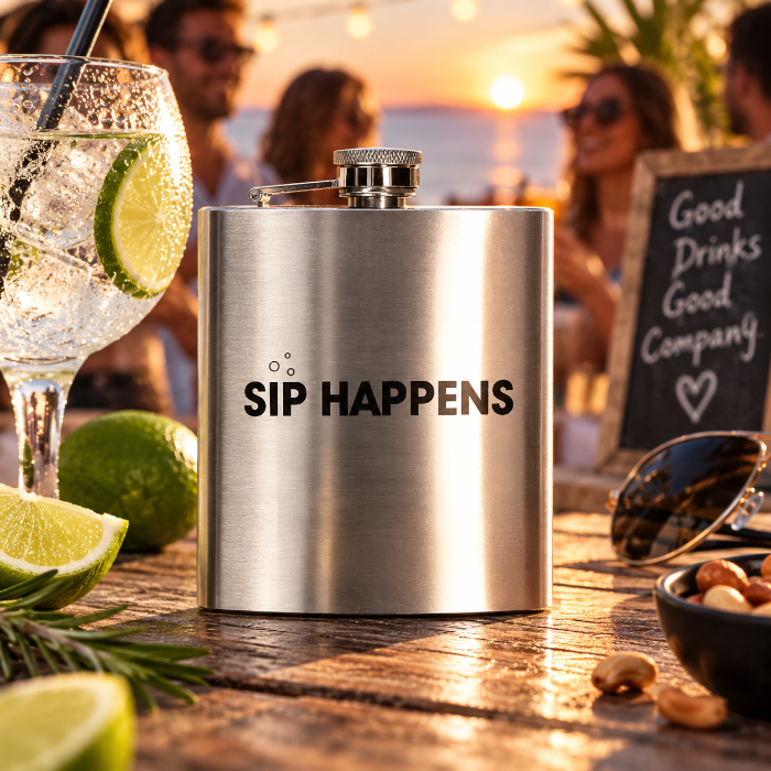 Heupfles Sip Happens