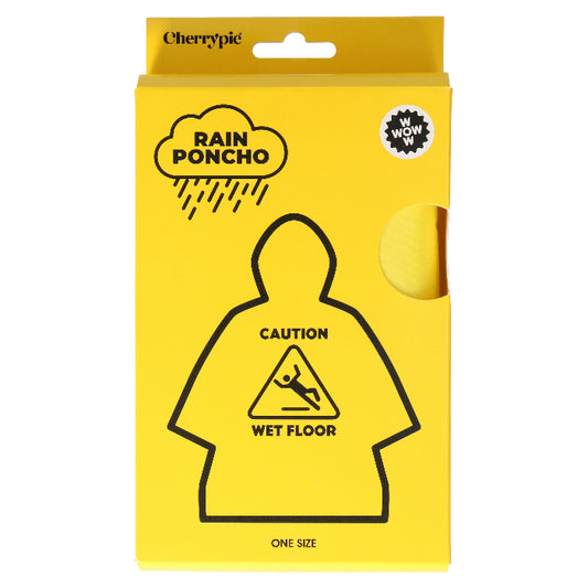 Poncho Caution wet floor