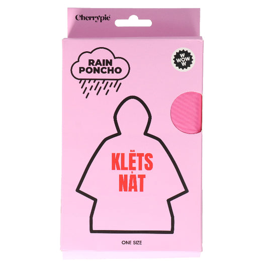 Poncho Mijn klets is nat!