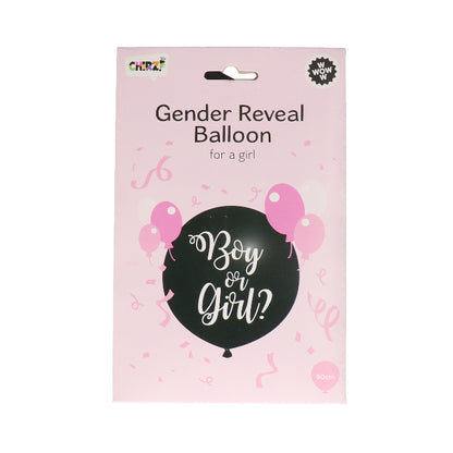 Ballon-gender-reveal-meisje-90cm