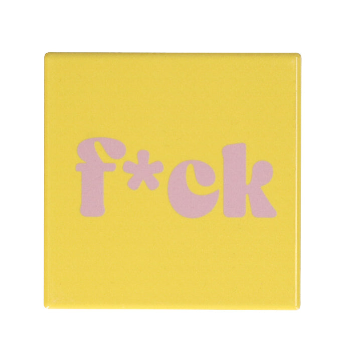 tegeltje-f-ck-geel-met-lila-10x10-cm