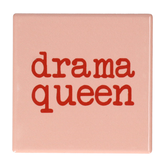 tegeltje-dramaqueen-oranje-met-rood-10x10-cm