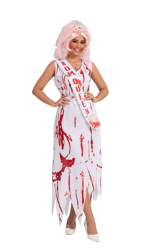 8717928516835 Kostuum prom queen bloed onesize