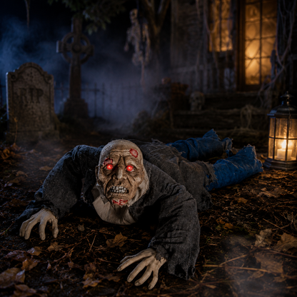 Pop kruipende zombie - 120 cm