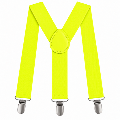 Bretels neon geel