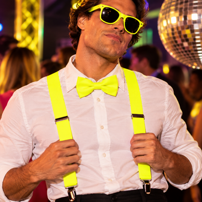 Bretels neon geel