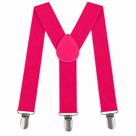 Bretels neon roze