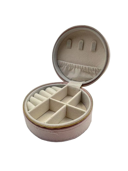 Sieraden doosje Rond Licht roze