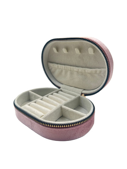 Sieraden doosje Ovaal Lichtroze