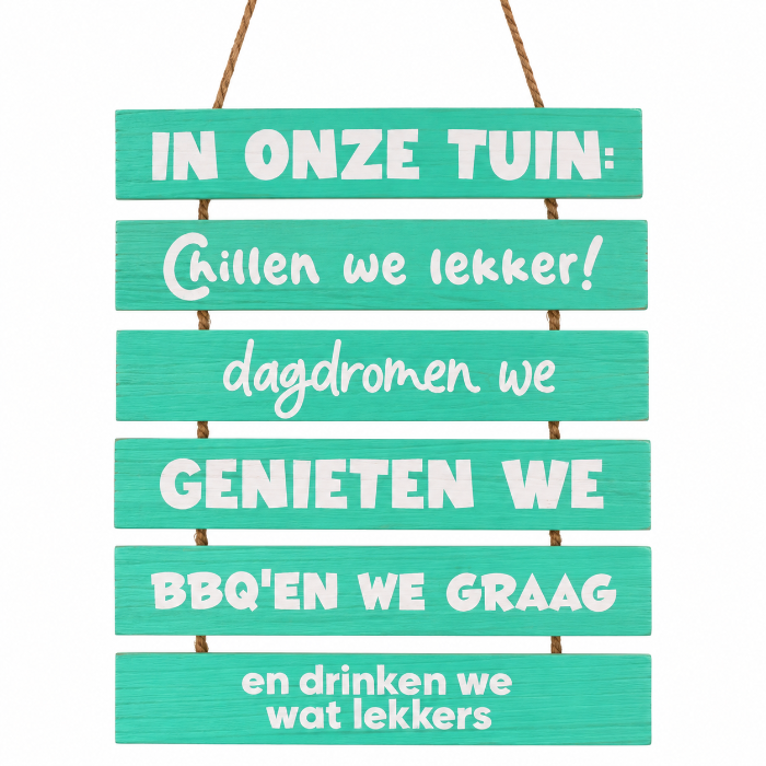 houten-bordje-tuinladder-in-onze-tuin